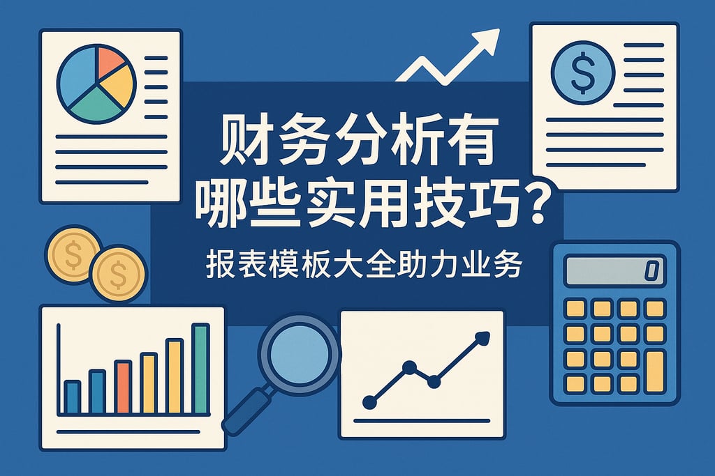财务分析有哪些实用技巧？报表模板大全助力业务