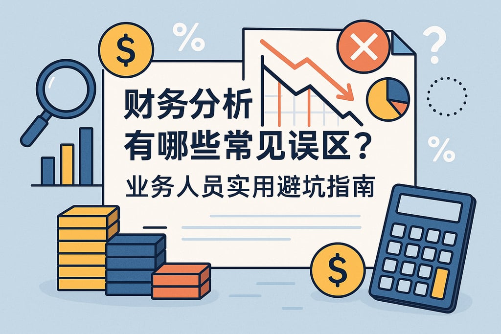 财务分析有哪些常见误区？业务人员实用避坑指南