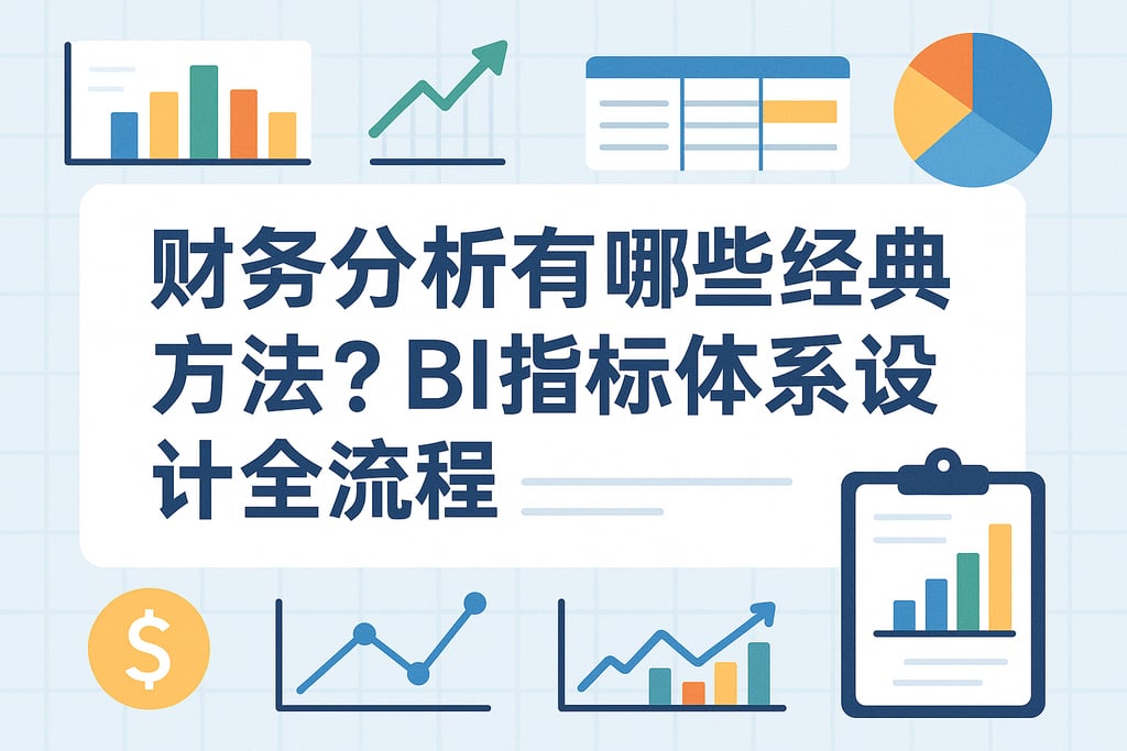财务分析有哪些经典方法？BI指标体系设计全流程