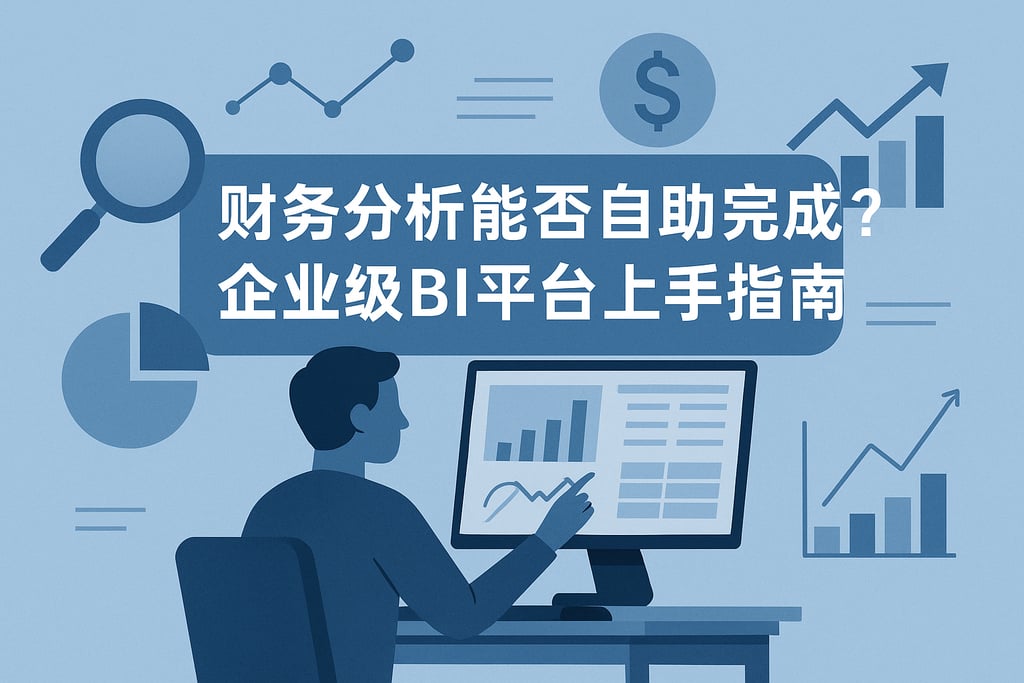 财务分析能否自助完成？企业级BI平台上手指南