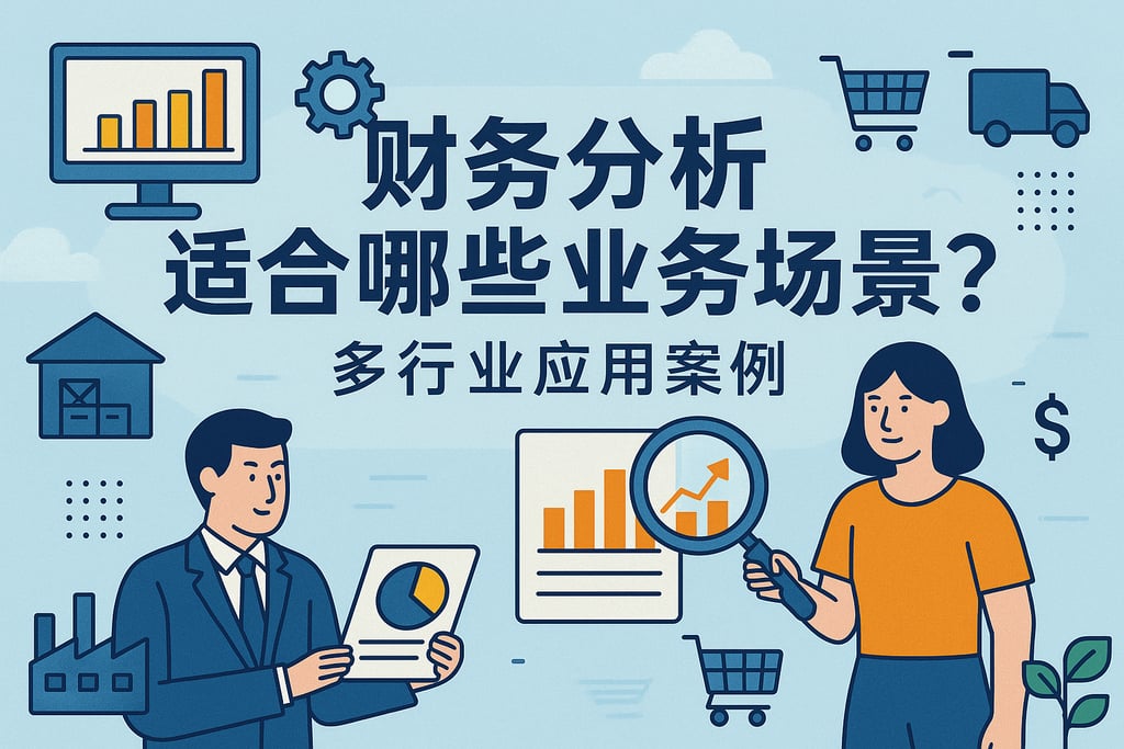 财务分析适合哪些业务场景？多行业应用案例