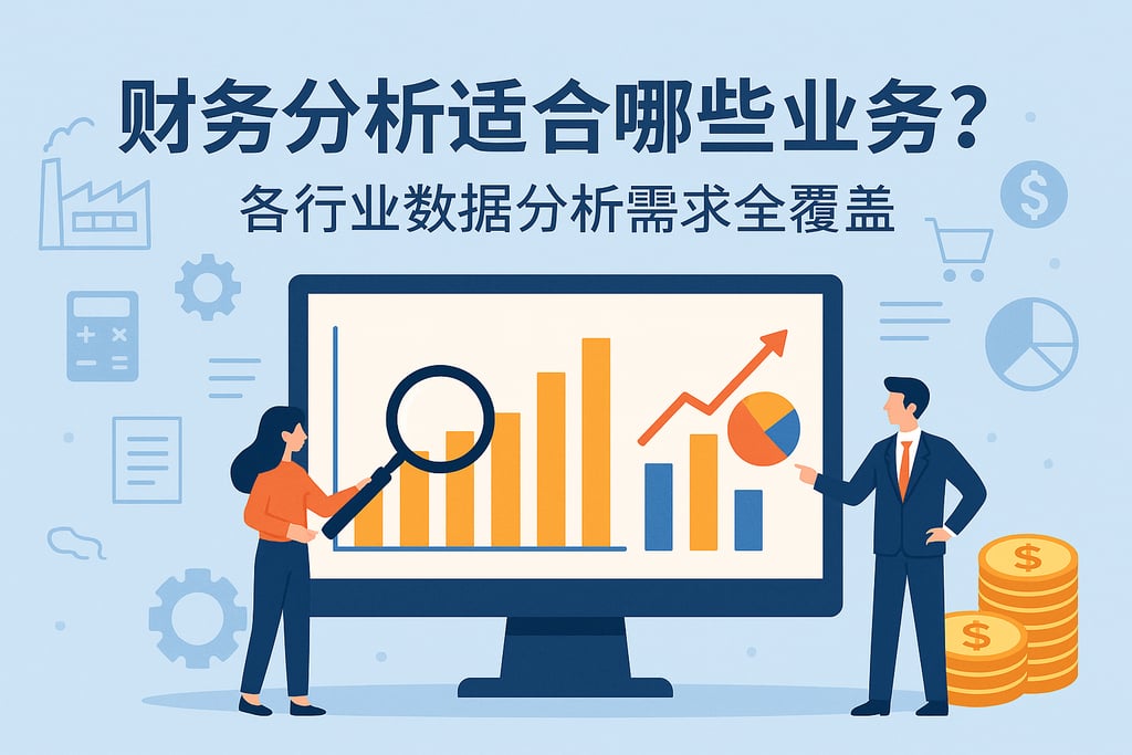 财务分析适合哪些业务？各行业数据分析需求全覆盖