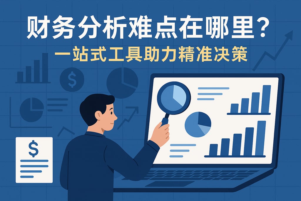 财务分析难点在哪里？一站式工具助力精准决策