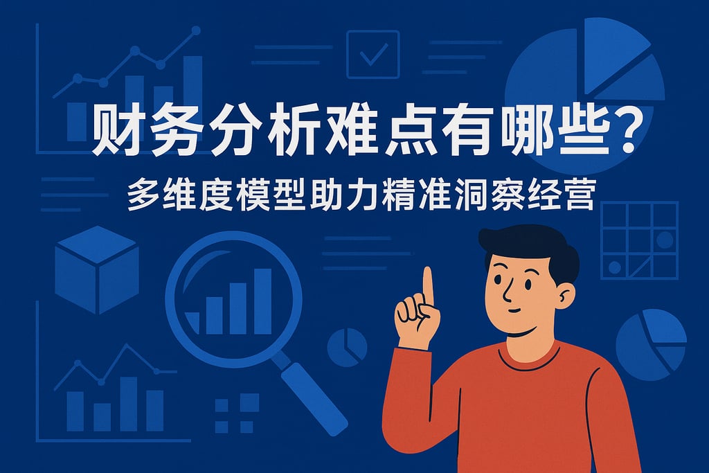 财务分析难点有哪些？多维度模型助力精准洞察经营