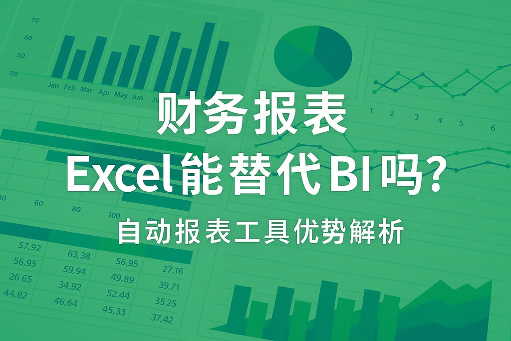 财务报表Excel能替代BI吗？自动报表工具优势解析