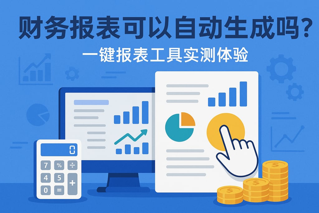 财务报表可以自动生成吗？一键报表工具实测体验