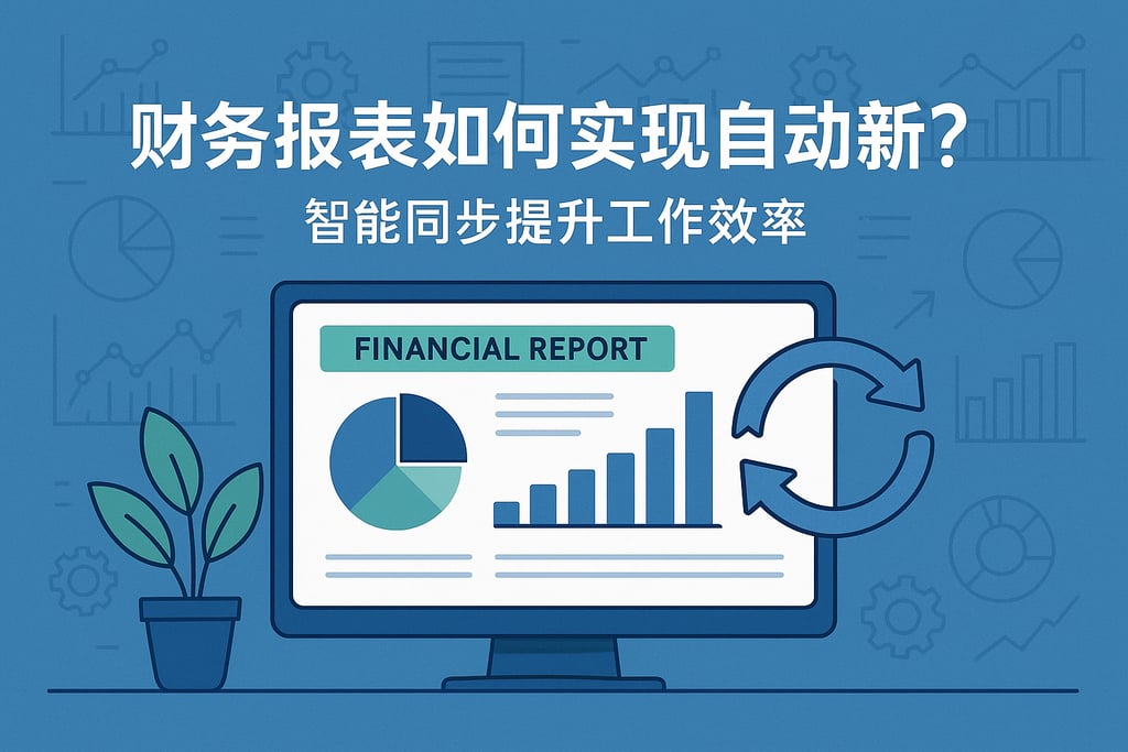 财务报表如何实现自动更新？智能同步提升工作效率