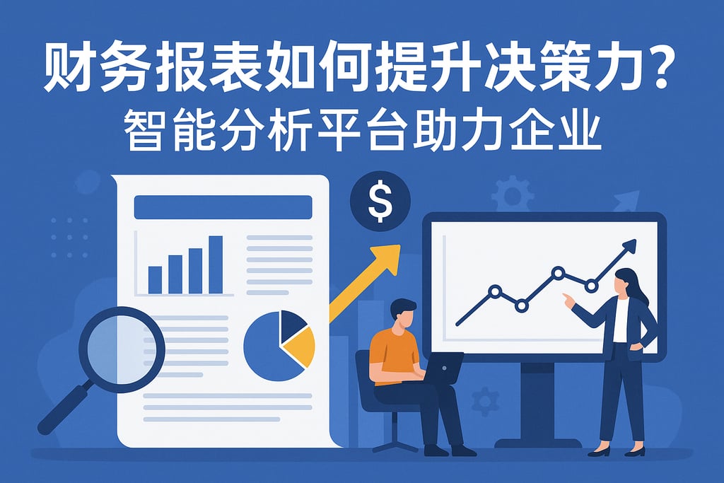 财务报表如何提升决策力？智能分析平台助力企业