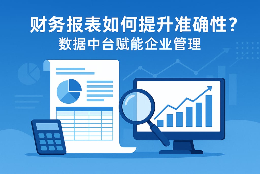 财务报表如何提升准确性？数据中台赋能企业管理