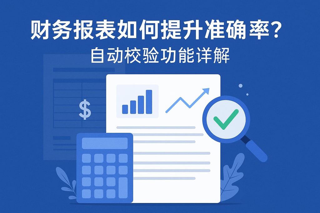 财务报表如何提升准确率？自动校验功能详解