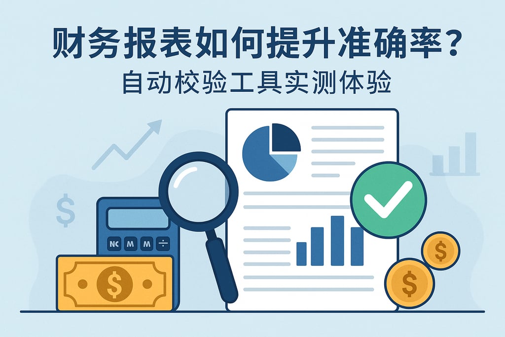 财务报表如何提升准确率？自动校验工具实测体验
