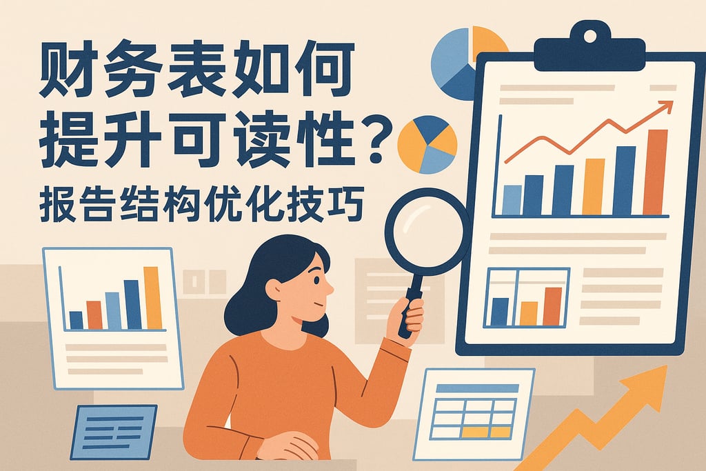 财务报表如何提升可读性？报告结构优化技巧