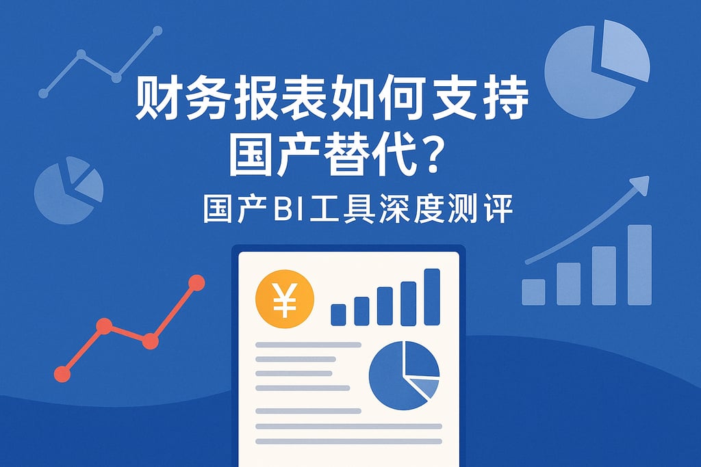 财务报表如何支持国产替代？国产BI工具深度测评