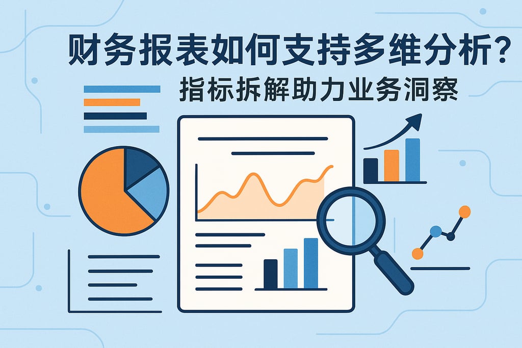 财务报表如何支持多维分析？指标拆解助力业务洞察