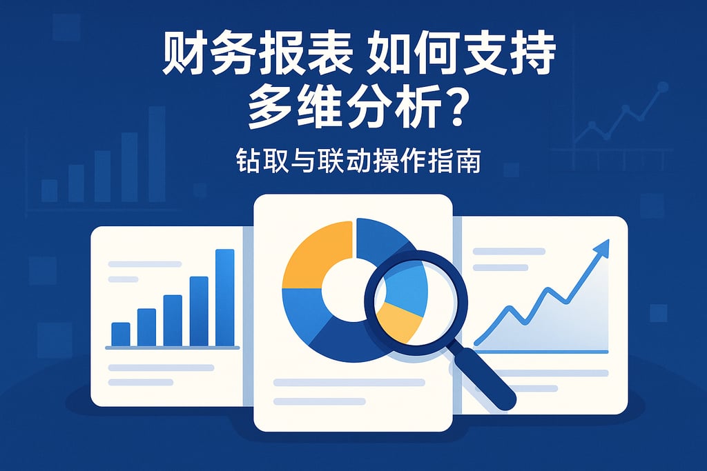 财务报表如何支持多维分析？钻取与联动操作指南
