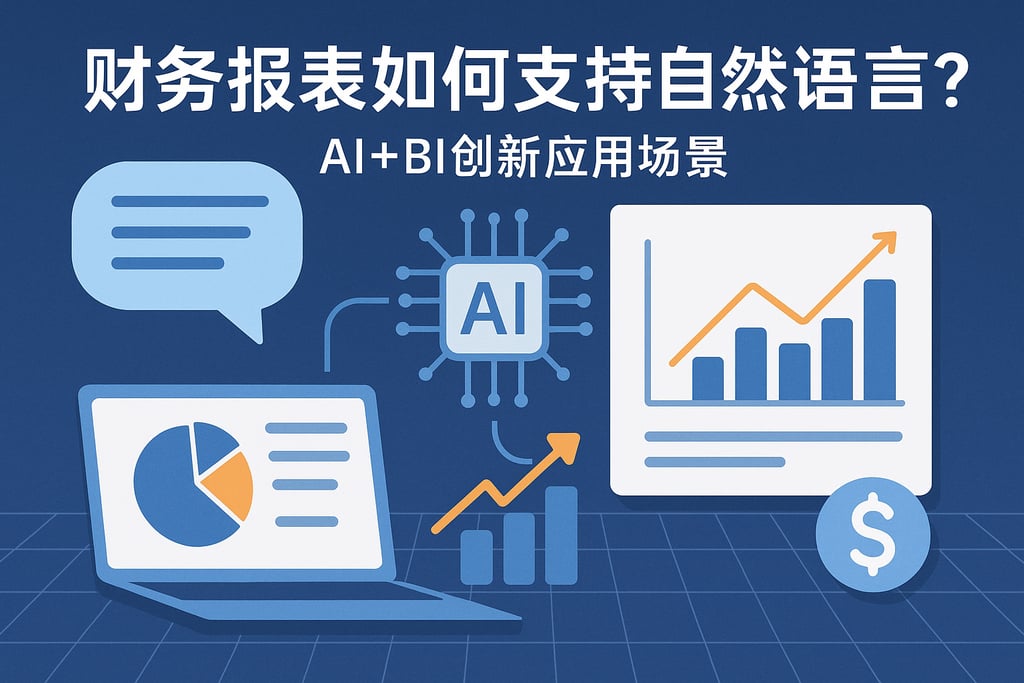 财务报表如何支持自然语言？AI+BI创新应用场景