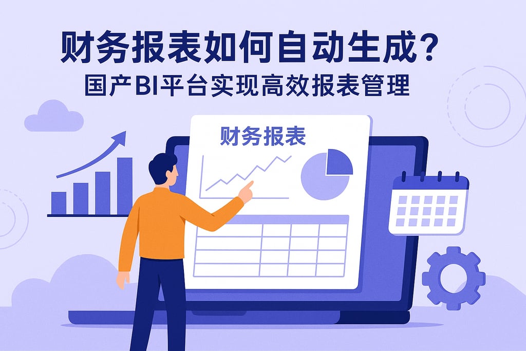 财务报表如何自动生成？国产BI平台实现高效报表管理