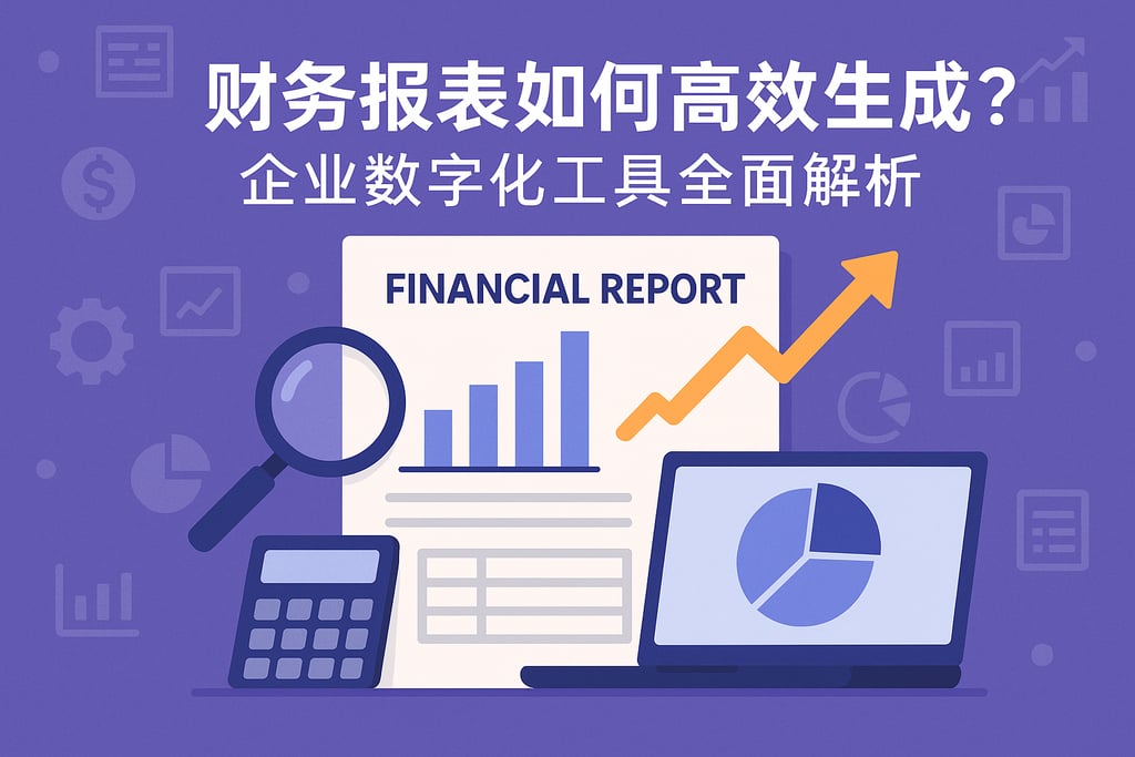 财务报表如何高效生成？企业数字化工具全面解析