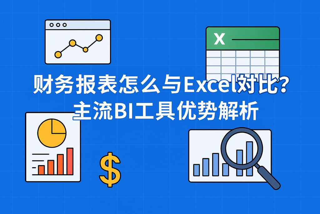 财务报表怎么与Excel对比？主流BI工具优势解析
