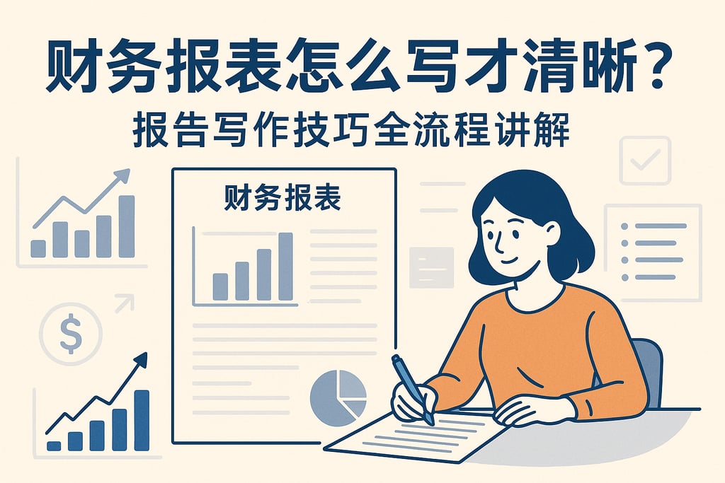 财务报表怎么写才清晰？报告写作技巧全流程讲解