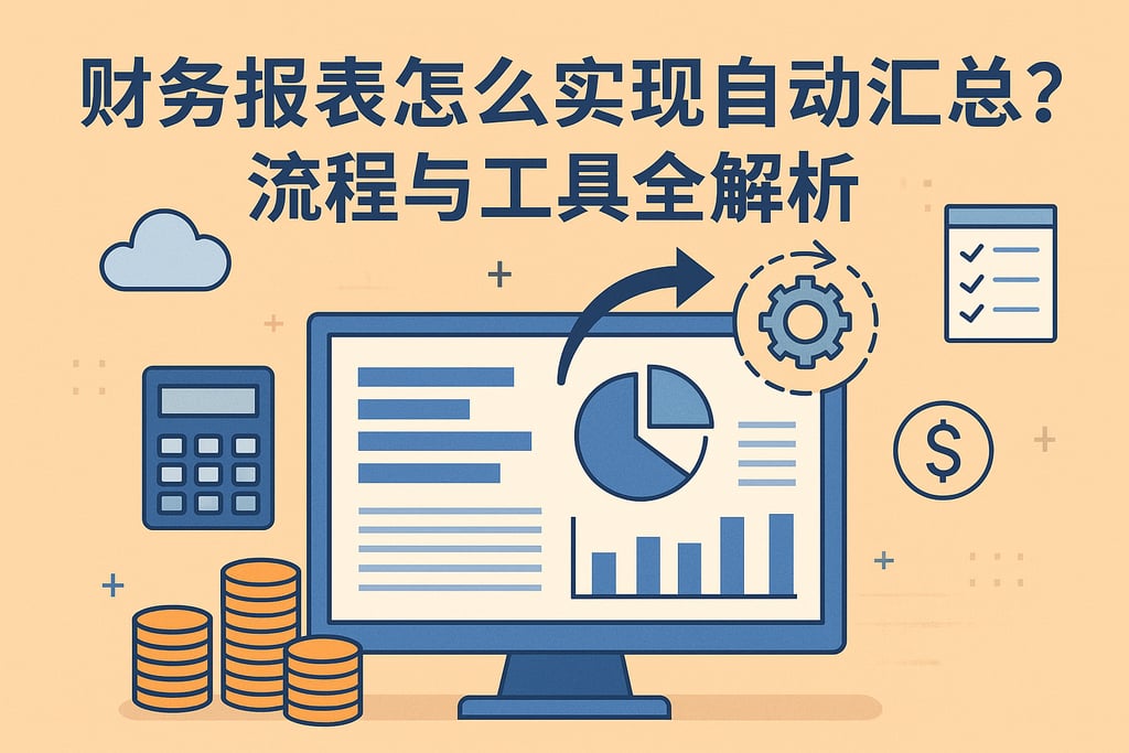 财务报表怎么实现自动汇总？流程与工具全解析