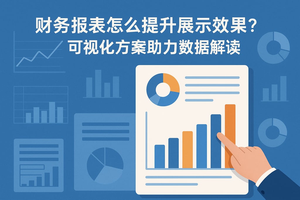 财务报表怎么提升展示效果？可视化方案助力数据解读
