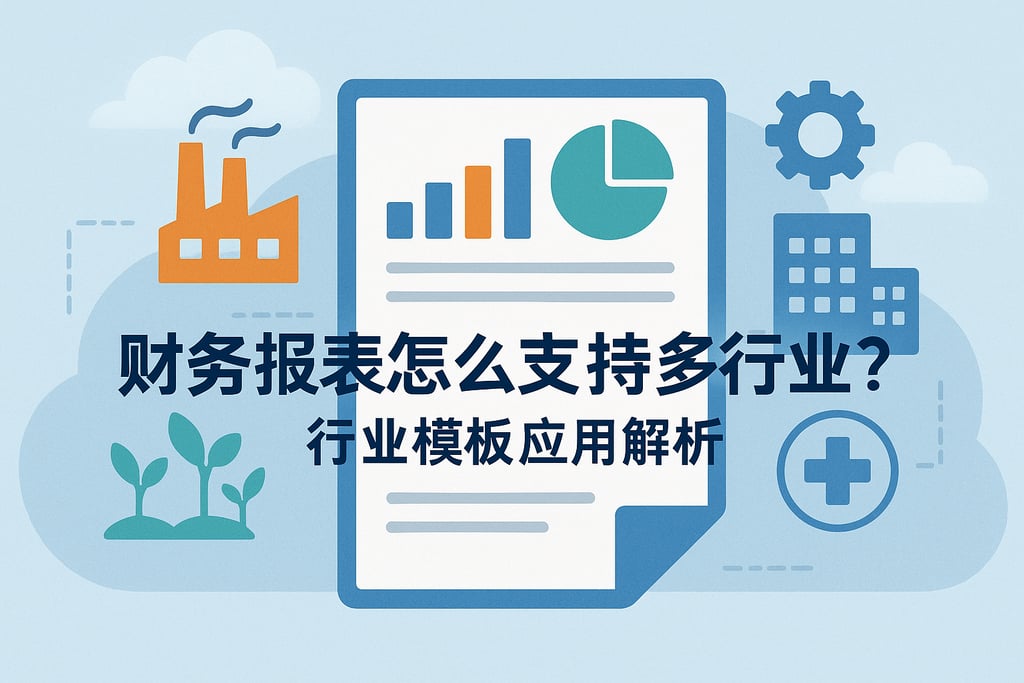 财务报表怎么支持多行业？行业模板应用解析