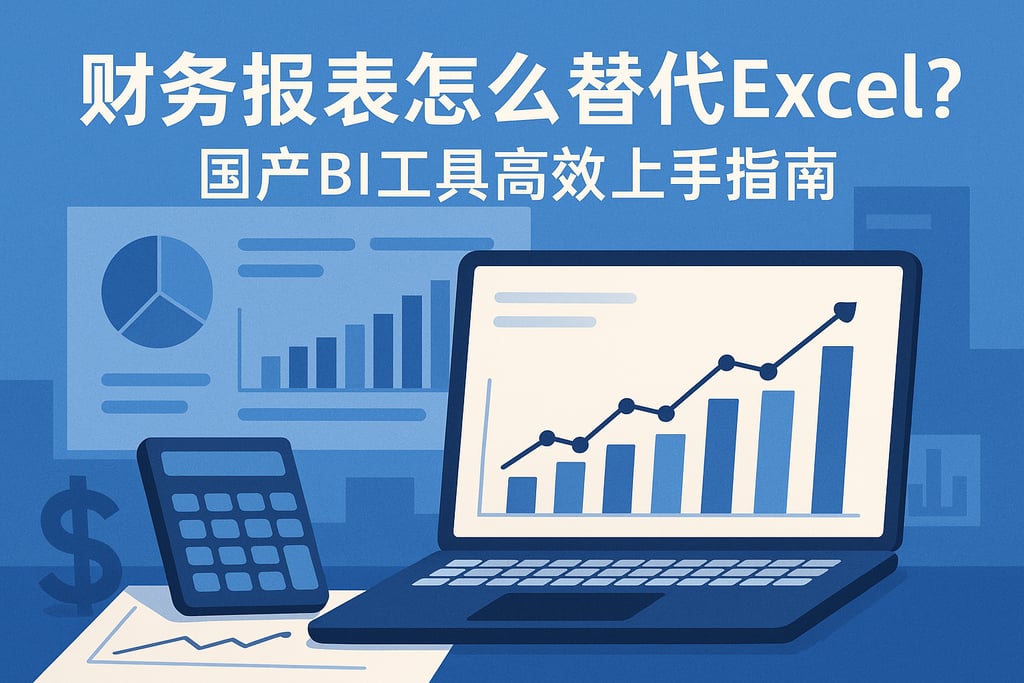 财务报表怎么替代Excel？国产BI工具高效上手指南
