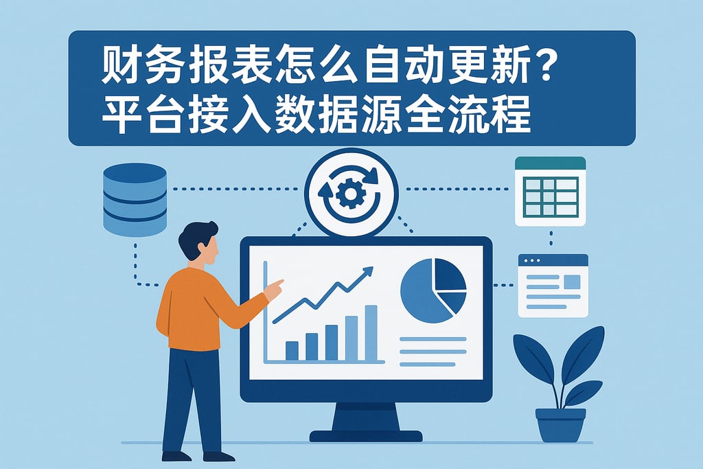 财务报表怎么自动更新？平台接入数据源全流程