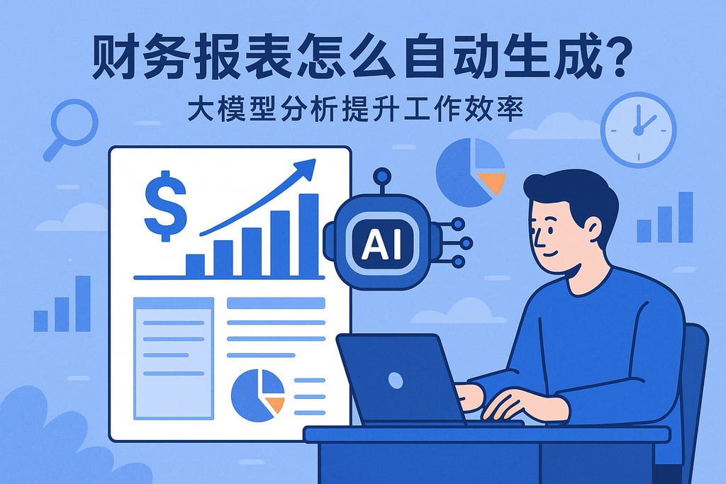 财务报表怎么自动生成？大模型分析提升工作效率