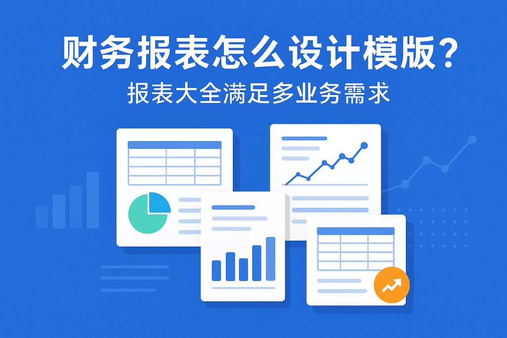 财务报表怎么设计模板？报表大全满足多业务需求