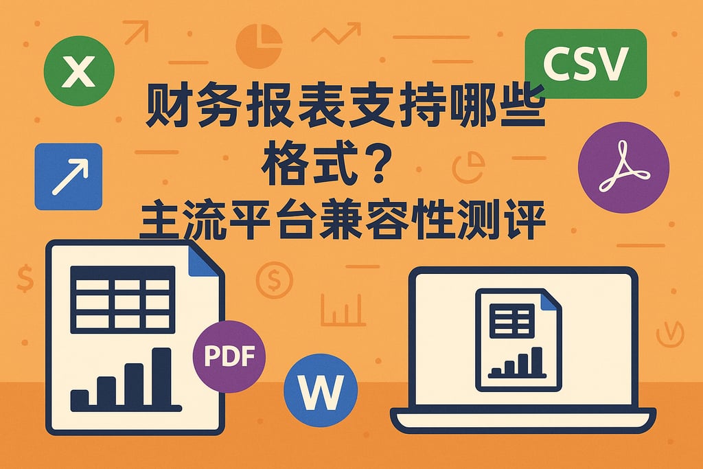 财务报表支持哪些格式？主流平台兼容性测评