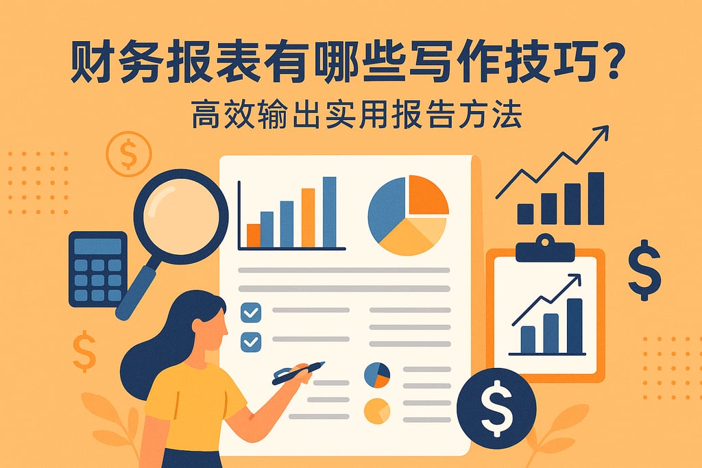 财务报表有哪些写作技巧？高效输出实用报告方法