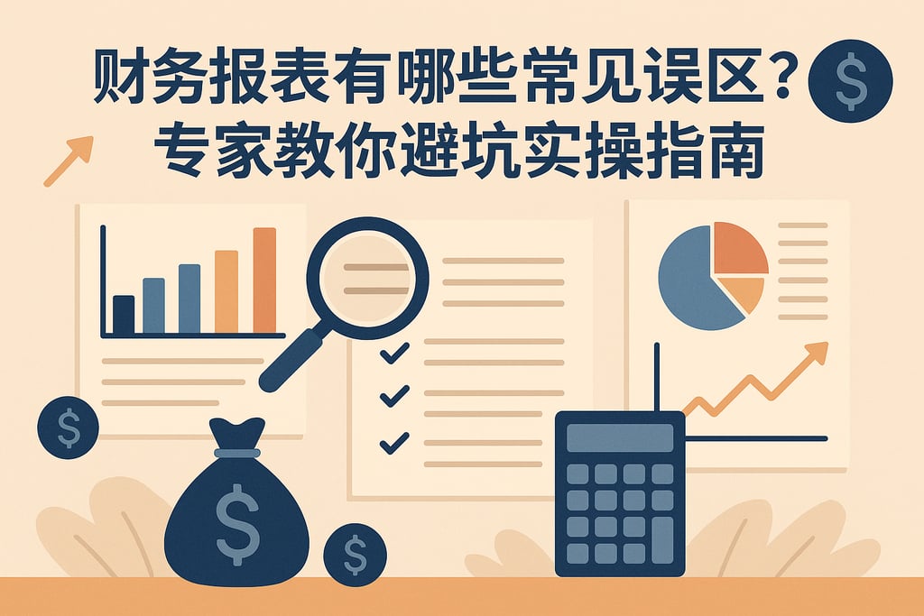 财务报表有哪些常见误区？专家教你避坑实操指南