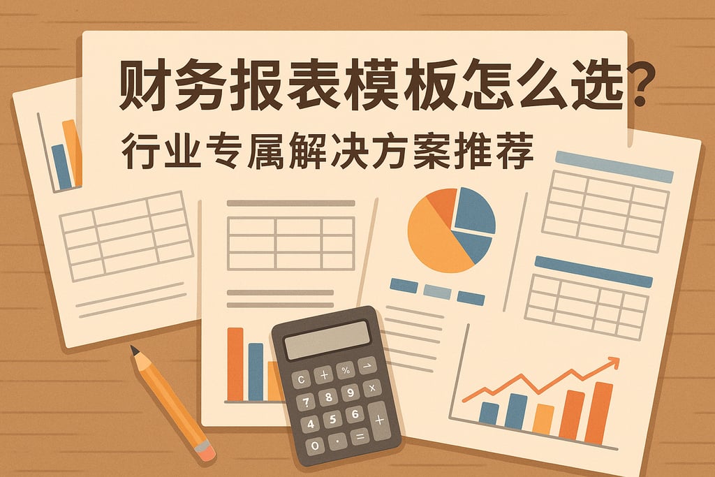 财务报表模板怎么选？行业专属解决方案推荐