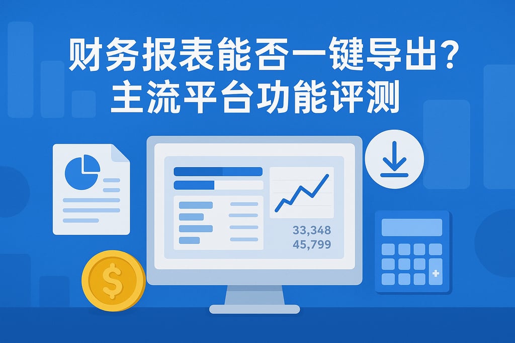 财务报表能否一键导出？主流平台功能评测