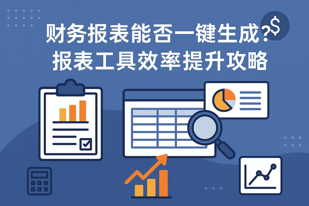 财务报表能否一键生成？报表工具效率提升攻略