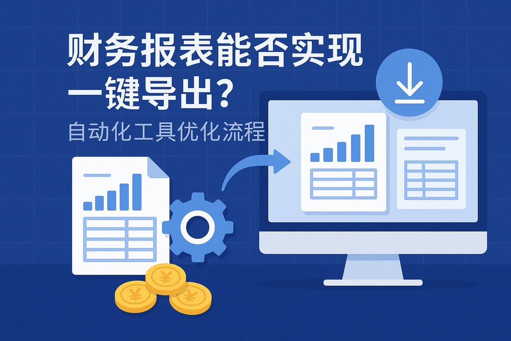 财务报表能否实现一键导出？自动化工具优化流程