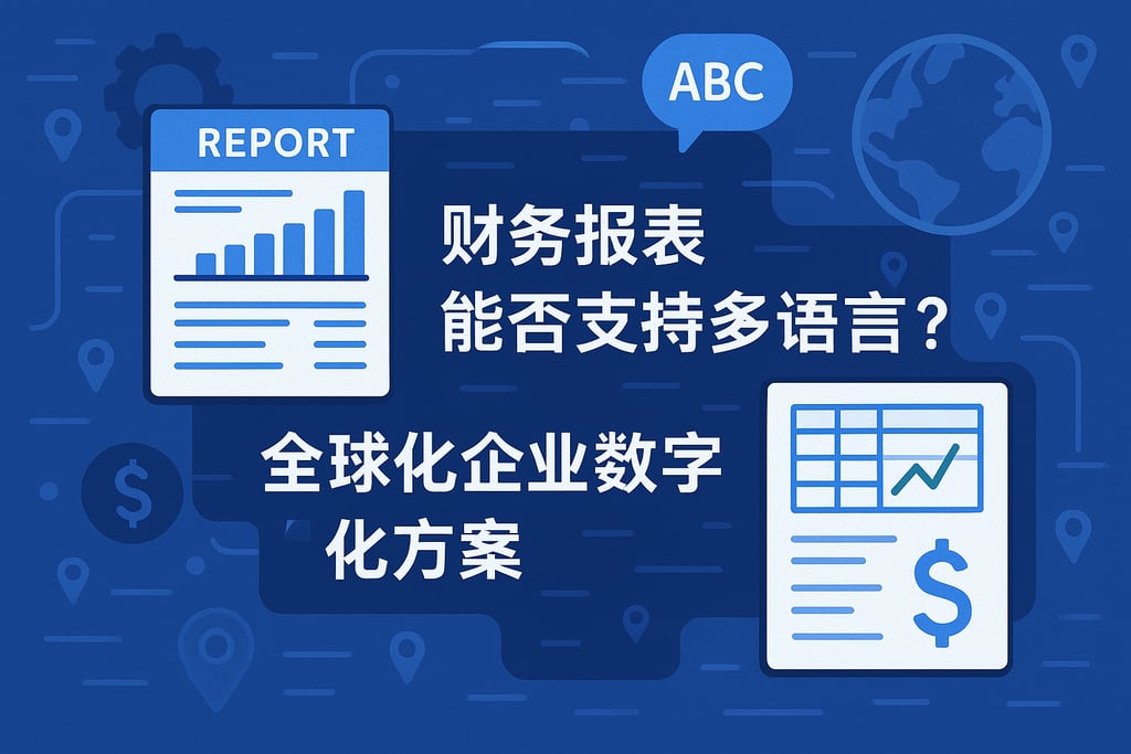 财务报表能否支持多语言？全球化企业数字化方案