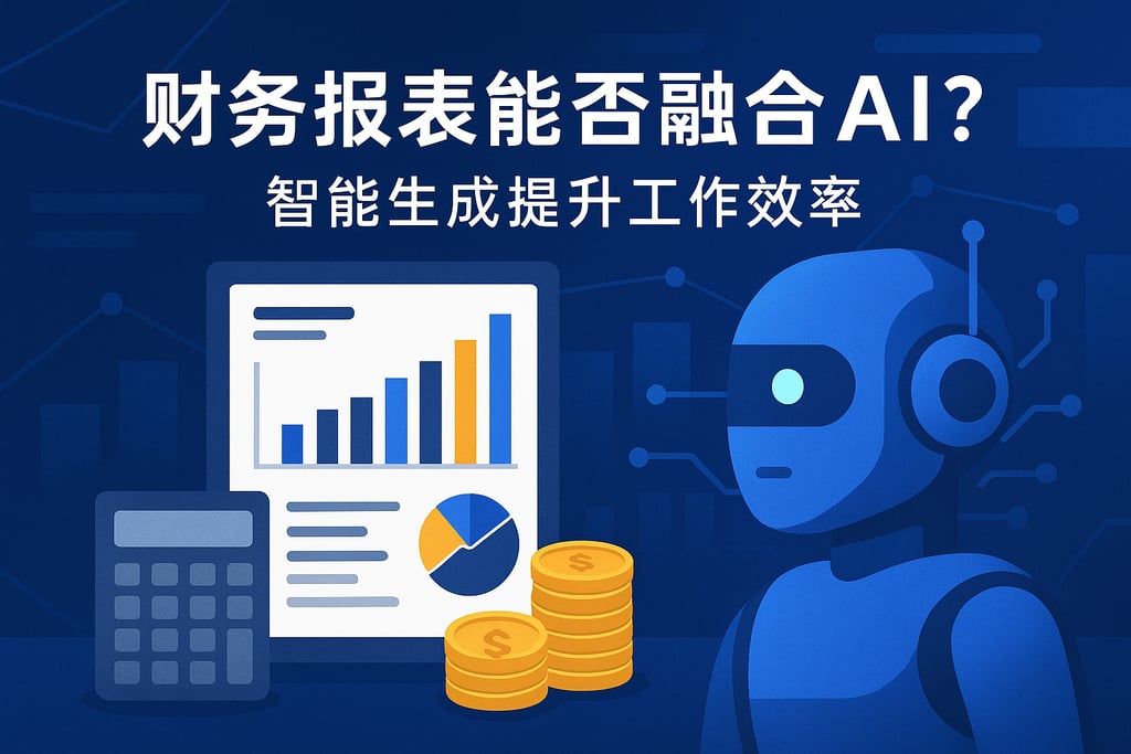 财务报表能否融合AI？智能生成提升工作效率