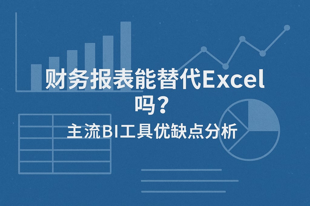 财务报表能替代Excel吗？主流BI工具优缺点分析