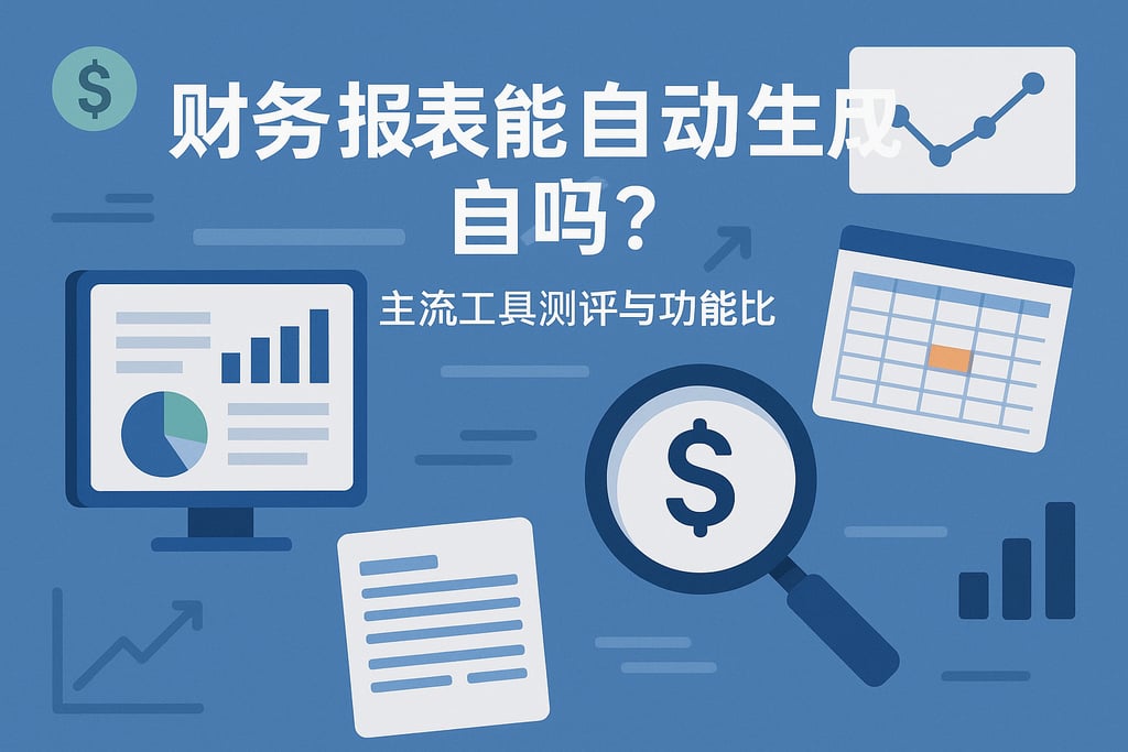 财务报表能自动生成吗？主流工具测评与功能对比