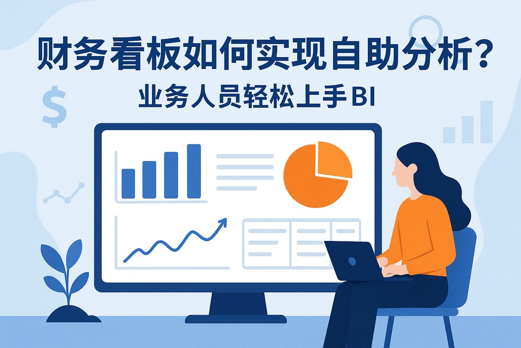 财务看板如何实现自助分析？业务人员轻松上手BI