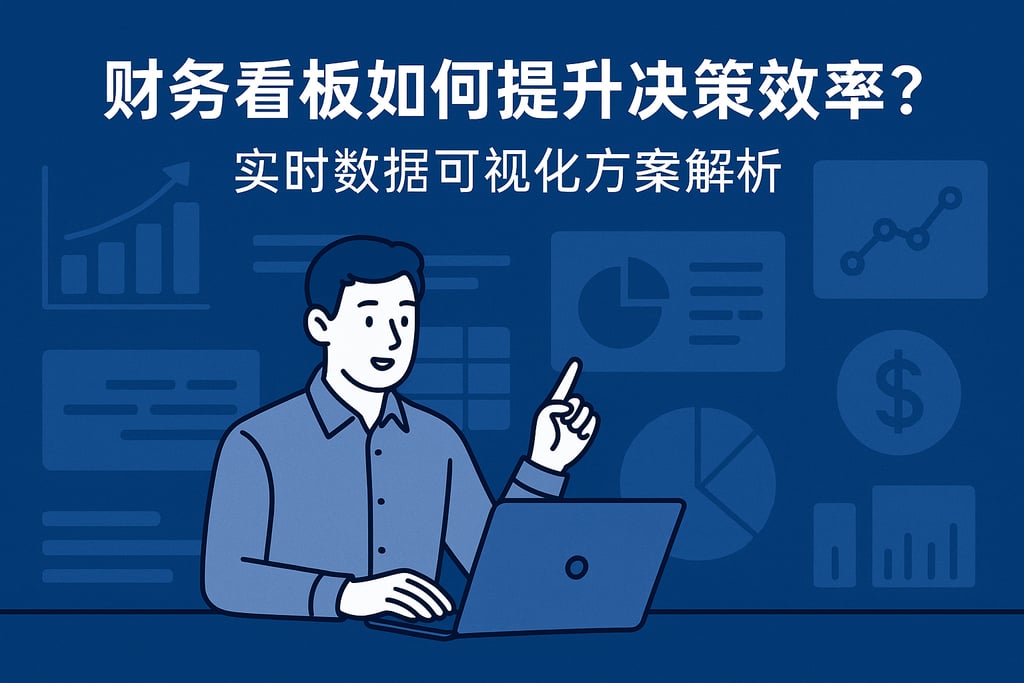 财务看板如何提升决策效率？实时数据可视化方案解析
