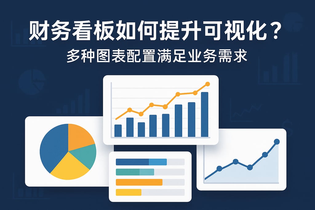 财务看板如何提升可视化？多种图表配置满足业务需求