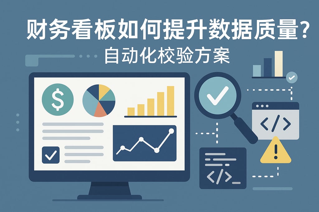 财务看板如何提升数据质量？自动化校验方案