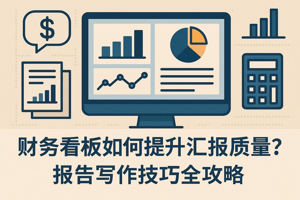 财务看板如何提升汇报质量？报告写作技巧全攻略