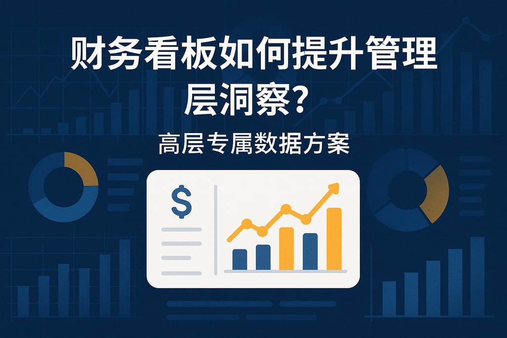 财务看板如何提升管理层洞察？高层专属数据方案