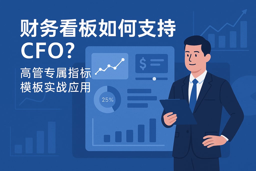 财务看板如何支持CFO？高管专属指标模板实战应用