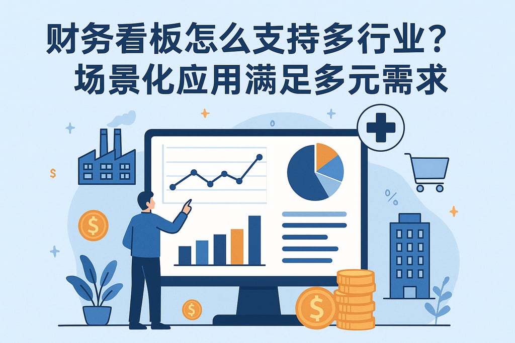 财务看板怎么支持多行业？场景化应用满足多元需求